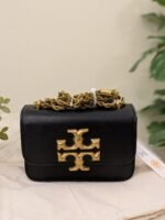 BLACK FLAP HANDBAG