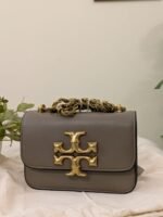 TAUPE FLAB HAND BAG