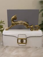 ANIMAL HANDED WHITE CLUTCH