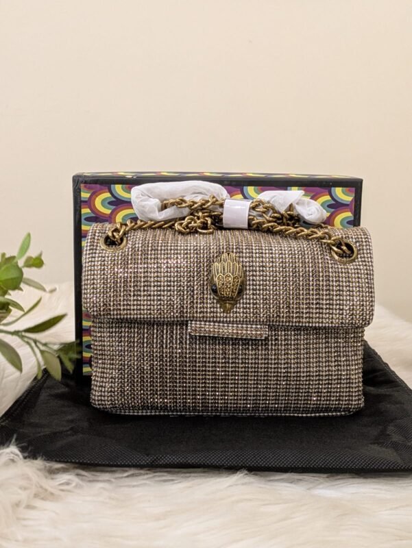 tweet houndstooth handbag